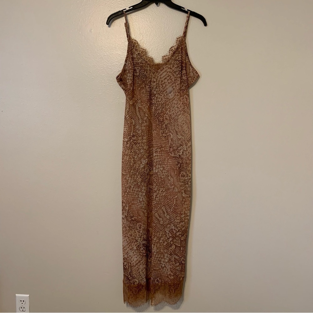 Soft Surroundings Catriona Chiffon Maxi Dress 2 Piece - Picture 9 of 13
